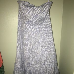 Anthropology Odille Strapless Dress